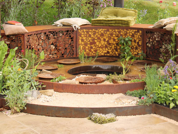 istock Garden Seating Area. 2168351953