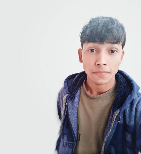 Young Clean Shaven Man Surprised With White Background