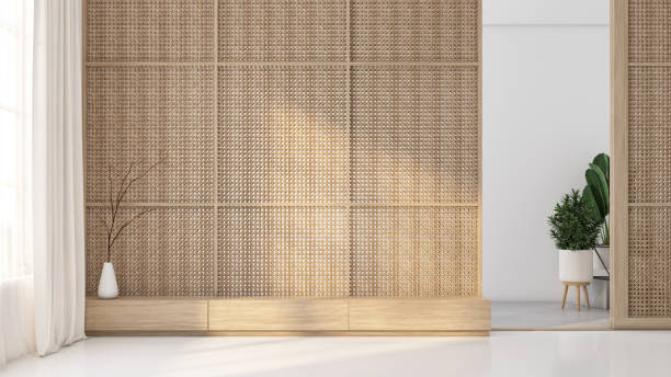 istock Modern Japanese-style living room 2168358488