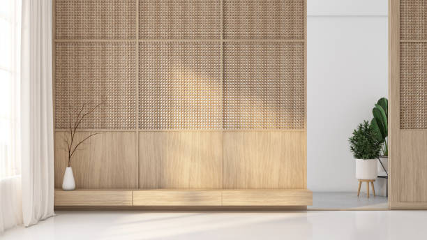 istock Modern Japanese-style living room 2168358528