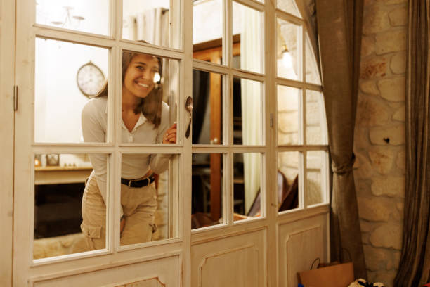 istock Woman having fun at home 2168365056