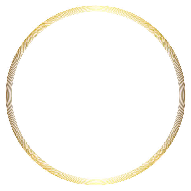 istock Gold Circle Frame gold frames Picture Frame luxury golden frame gold picture frame golden border vector framework banner Gilded Frame Ornate decoration decorative element template isolated background frame picture wedding frames anniversary 2168372003