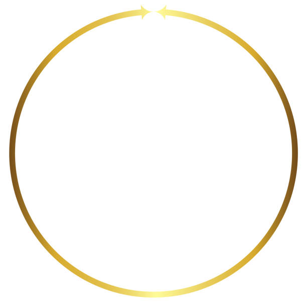 istock Gold Circle Frame gold frames Picture Frame luxury golden frame gold picture frame golden border vector framework banner Gilded Frame Ornate decoration decorative element template isolated background frame picture wedding frames anniversary 2168372311