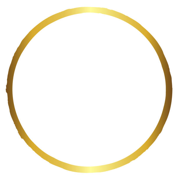istock Gold Circle Frame gold frames Picture Frame luxury golden frame gold picture frame golden border vector framework banner Gilded Frame Ornate decoration decorative element template isolated background frame picture wedding frames anniversary 2168373725