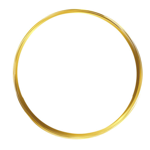 istock Gold Circle Frame gold frames Picture Frame luxury golden frame gold picture frame golden border vector framework banner Gilded Frame Ornate decoration decorative element template isolated background frame picture wedding frames anniversary 2168374761