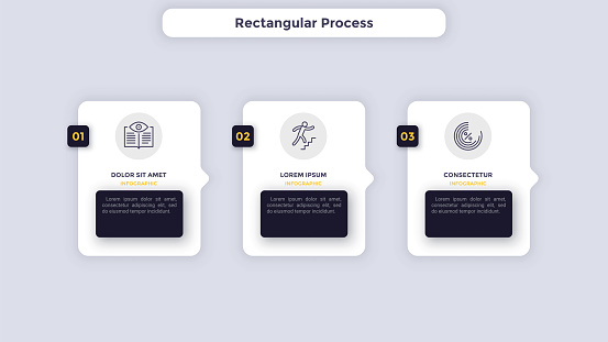 Rectangle Process Flowol Rectangular Process For Corporate Career Promotion Infographic Template ...