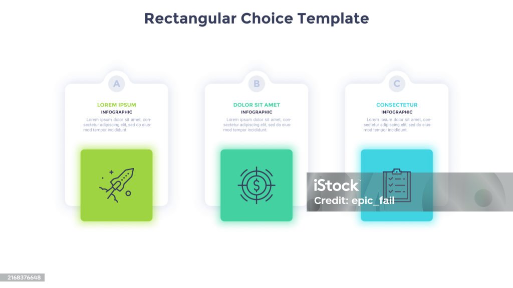 Rectangular Strategy Diagram Rectangular Choice Template For Business Strategy Infographic Chart ...