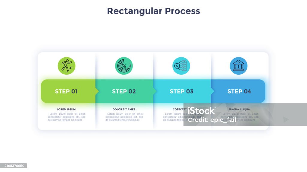 Rectangular Process Template For Business Analytics Performance ...