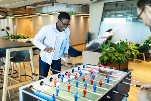 istock Foosball at the office 2168380005