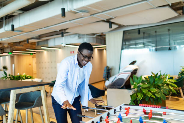 istock Foosball at the office 2168380008