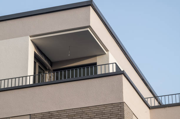 istock loggia on a modern residential building 2168385612