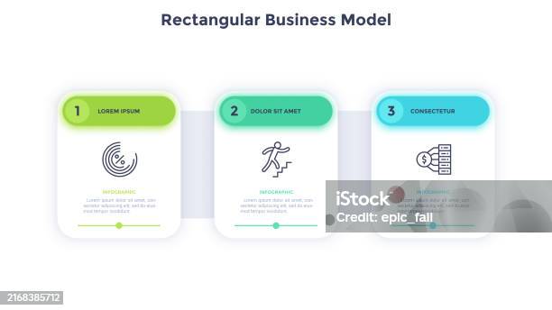 Rectangular Strategy Diagram Rectangular Business Model With Analytics Data Infographic Chart Design ...