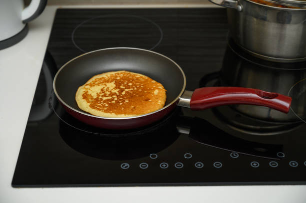 pancake on a frying pan
