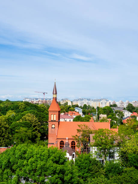 istock Zelenogradsk town with Transfiguration ccathedral 2168396392