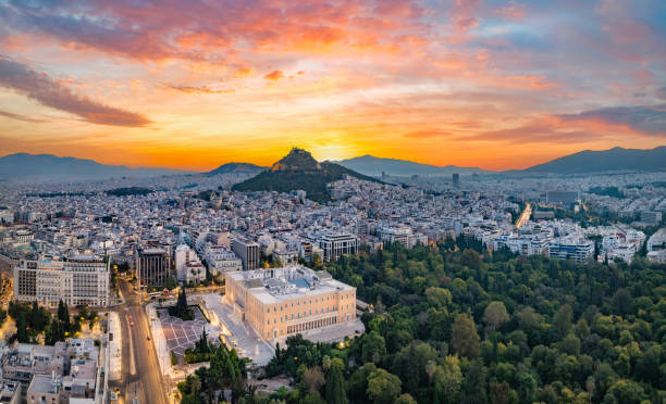 istock Athens, Greece Downtown Skyline Panorama 2168397428