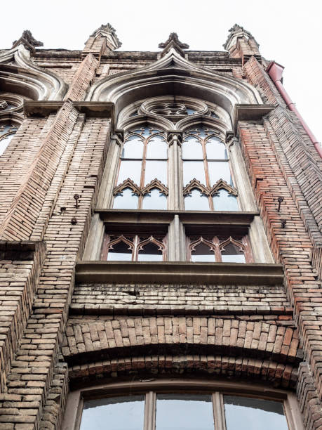 istock window in old school in gothic style in Tbilisi 2168400075