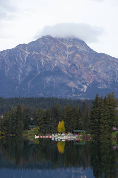 istock Lake Beauvert at Jasper National Park, Alberta, Canada. 2168409682