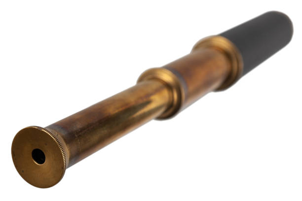 istock Old vintage spyglass telescope 2168410180