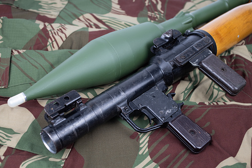 How Rpg Works Rocket Propelled Grenade Launcher Rpg 7 Stock Photo - Download Image ...