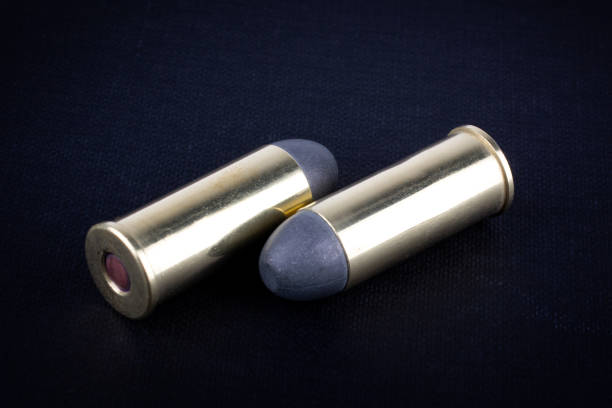 istock Vintage ammunition on black. 2168410548