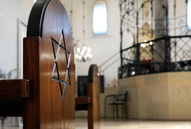 Star of David in a synagogue in Krakow, Poland
