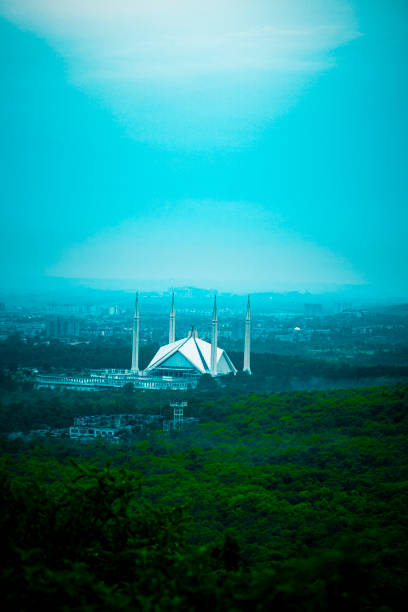 istock Faisal Mosque Islamabad's Iconic Mosque Seen from the Hills. 2168419198