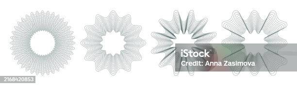Spirographs In Various Forms Vector Spirograph Pattern Frame Stock ...