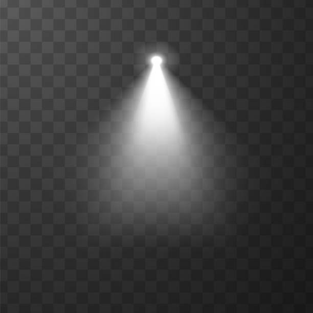 ilustrații de stoc cu efect de reflector pe ilustrație vectorială de fundal transparent - reflector