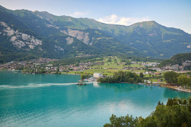 istock Panoramic view of Lake Brienz in Switzerland. 2168437166