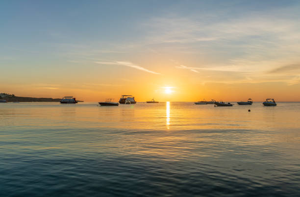 istock Sunrise over the sea. Panoramic seascape. 2168437818