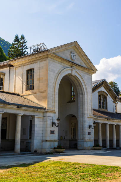 istock Chambert Thermal Baths building, built in the mid-19th century, facing the esplanade of Quinconces in Bagnères-de-Luchon, in the Pyrenees 2168442762