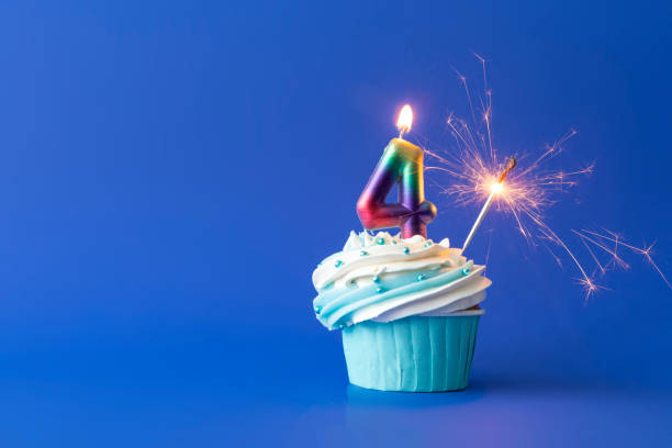 istock Happy Birthday Cupcake for 2168448345