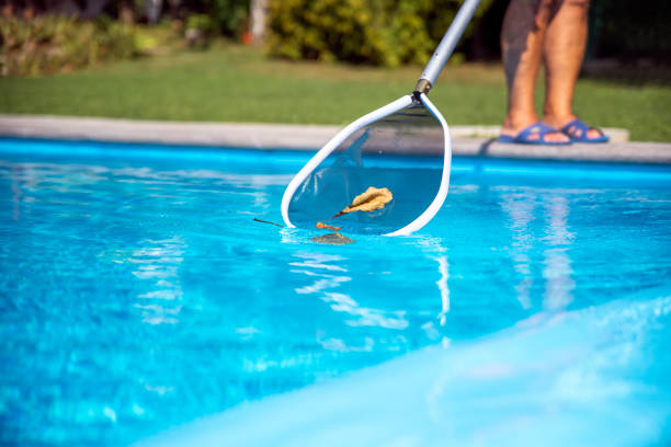 istock Cleaning the swimming pool 2168451068