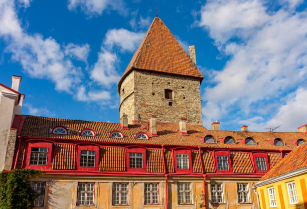 Architecture of old Tallinn, Estonia