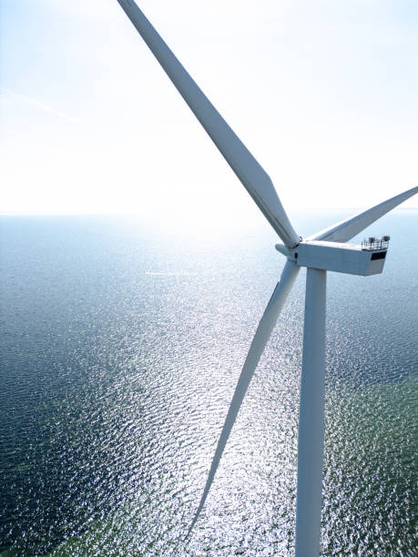 istock Wind turbines at sea 2168460730