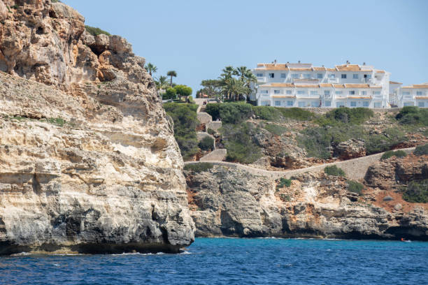 Cliff town near Porto Cristo, Majorca, Spain
