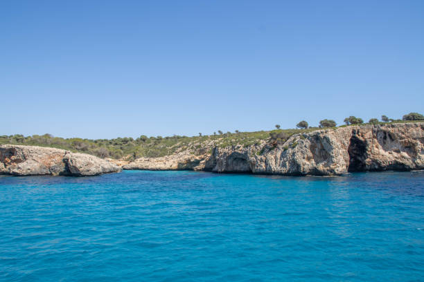 Blue sea water surface texture. Blue ocean summer