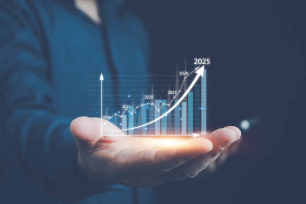 istock 2025 business growth, new year marketing plan continue to increase return. Development to success and motivation in 2025, Planning, opportunity, challenge and business strategy in new year. 2168478029