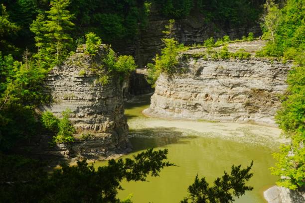 Letchworth State Park New York has waterfalls, forest, camping, and trails for everyone