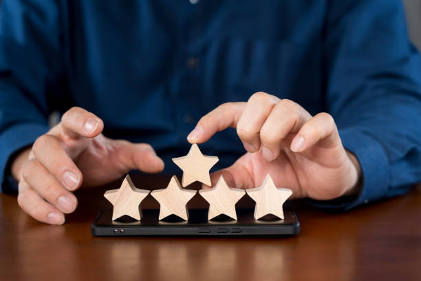 istock Service Provider Satisfaction Ratings and Evaluations. Customer service and Satisfaction concept 2168488419