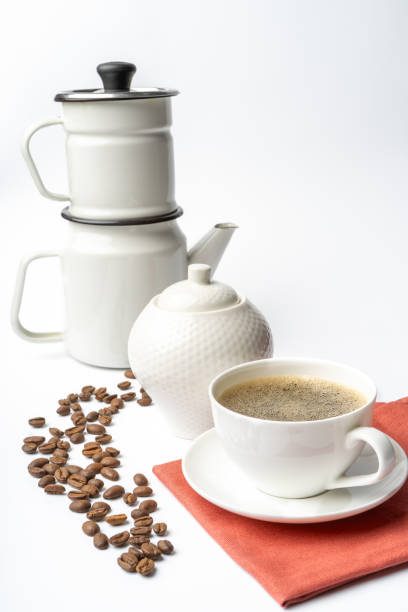 istock Vertical photo of a set to prepare coffee 2168490400