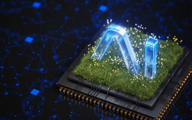 istock Sustainable Artificial Intelligence AI Energy, renewable energy source, battery technology, green energy 2168491666
