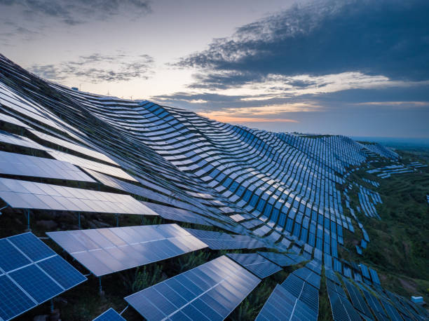 istock solar power station on moutian with sunset 2168501743
