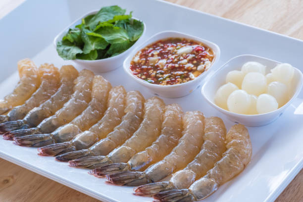 istock Spicy Seafood Salad, thai food (yum) 2168502532