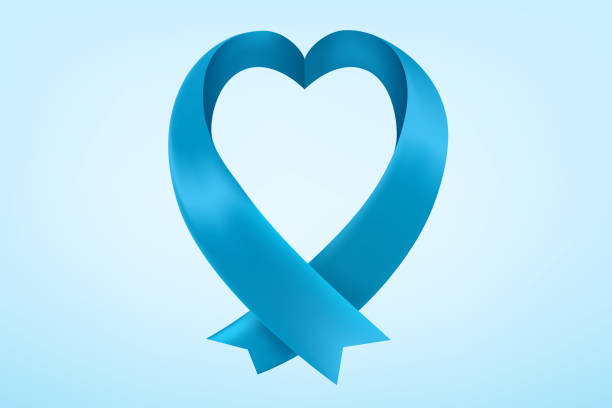 istock Prostate cancer awareness month concept with light blue silk ribbon. vector illustration 2168502970