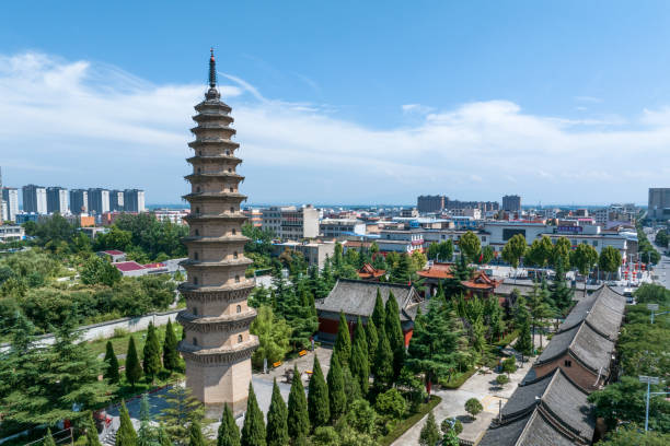 istock pagoda in Shousheng Temple 2168505150