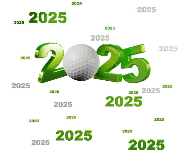 istock Many Golf ball 2025 Designs on White 2168510395