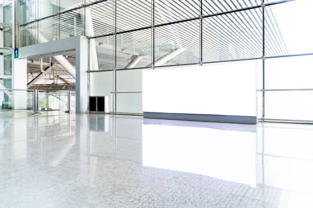 istock Blank billboard on the railroad station 2168512711