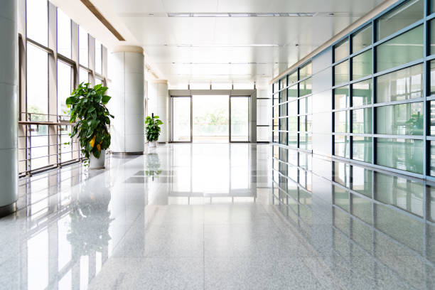istock Entrance hall of modern office building 2168512738