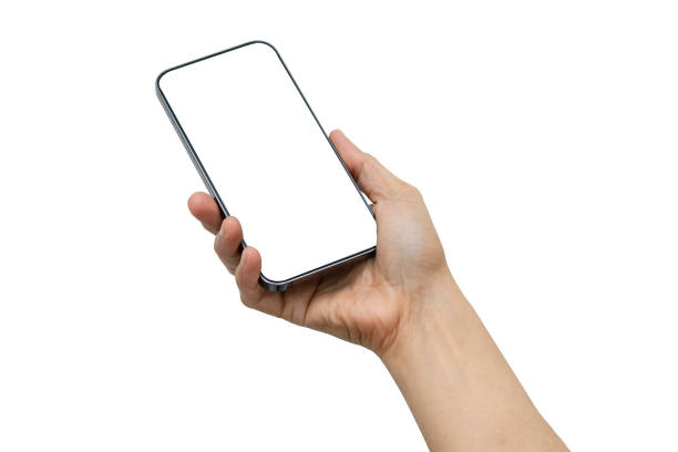 istock Mobile smart phone for communication isolated on white background with clipping path. 2168522081